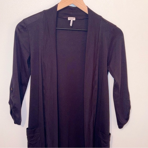 Splendid Black Cardigan Sweater with Open Front Small - Picture 1 of 5